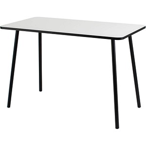 PAPERFLOW easyHome HOPM Schreibtisch weiß rechteckig, 4-Fuß-Gestell schwarz 114,0 x 60,0 cm PAPERFLOW easyHome HOPM Schreibtisch weiß rechteckig, 4-Fuß-Gestell schwarz 114,0 x 60,0 cm von PAPERFLOW