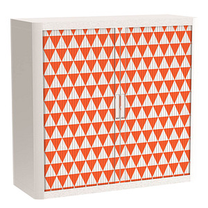 PAPERFLOW easyOffice Colour Rollladenschrank 60148 2 Fachböden 110,0 x 41,5 x 104,0 cm von PAPERFLOW