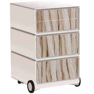 PAPERFLOW easyBox Contents Rollcontainer weiß, bunt 4 Auszüge 39,0 x 43,6 x 64,2 cm von PAPERFLOW