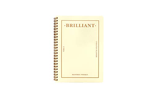 PAPERIAN Brilliant Weekly Scheduler Wochenplaner mit Drahtkammbindung, undatiert, englische Sprache elfenbeinfarben PAPERIAN Brilliant Weekly Scheduler Wochenplaner mit Drahtkammbindung, undatiert, englische Sprache elfenbeinfarben von PAPERIAN
