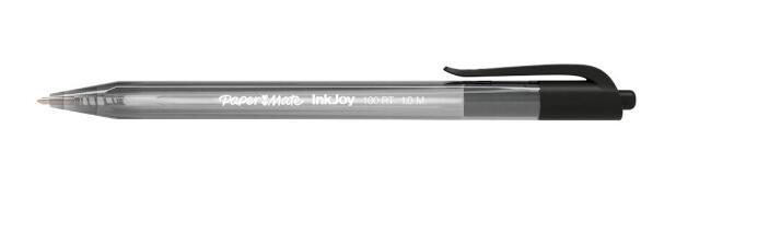 PaperMate Kugelschreiber InkJoy 100 RT - Schreibfarbe schwarz von PAPERMATE