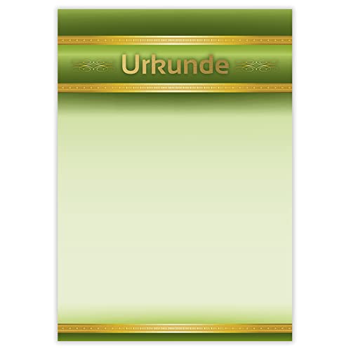 Designpapier Urkunde 10 Goldprägung DP880 – 12 Blatt Briefpapier – Vordruck, selbst beschriften, 1. Platz, Sporturkunde, Ehrenurkunde, Zertifikat – Nur für Inkjetdrucker – Druckerpapier A4 190g/m² Designpapier Urkunde 10 Goldprägung DP880 – 12 Blatt Briefpapier – Vordruck, selbst beschriften, 1. Platz, Sporturkunde, Ehrenurkunde, Zertifikat – Nur für Inkjetdrucker – Druckerpapier A4 190g/m² von PAPIERSACHSE.DE