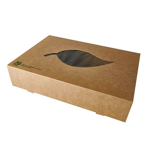 10 PAPSTAR Catering-Kartons pure 55,7 x 37,6 cm von PAPSTAR