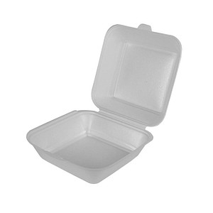100 PAPSTAR Burger-Boxen 20,0 x 20,0 cm von PAPSTAR
