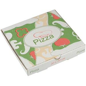 100 PAPSTAR Pizzakartons pure 20,0 x 20,0 cm von PAPSTAR