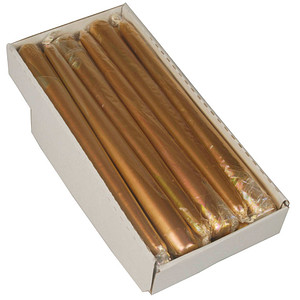 12 PAPSTAR Kerzen gold von PAPSTAR