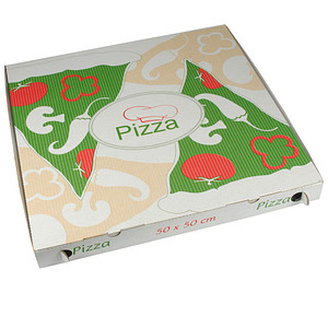 50 PAPSTAR Pizzakartons pure 50,0 x 50,0 cm von PAPSTAR