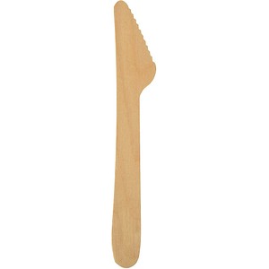 500 PAPSTAR Einweg-Messer pure Holz von PAPSTAR