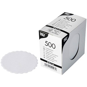 500 PAPSTAR Tropfdeckchen Ø 8,5 cm von PAPSTAR