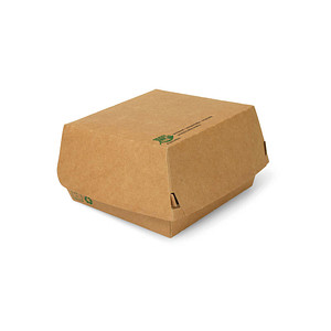 80 PAPSTAR Burger-Boxen 12,5 x 12,5 cm von PAPSTAR