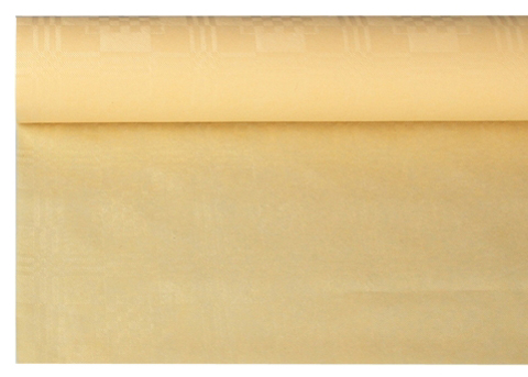 PAPSTAR Damast-Tischtuch, (B)1,2 x (L)8 m, creme von PAPSTAR