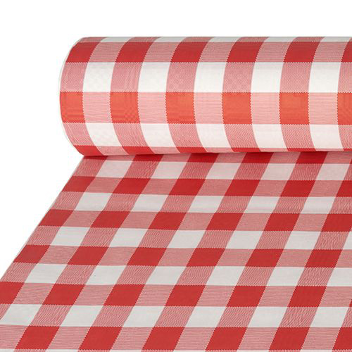 PAPSTAR Damast-Tischtuch , Vichy Karo, , (B)1,0 x (L)50 m von PAPSTAR