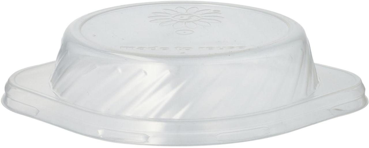 PAPSTAR Deckel für Mehrweg-Suppenteller transparent von PAPSTAR