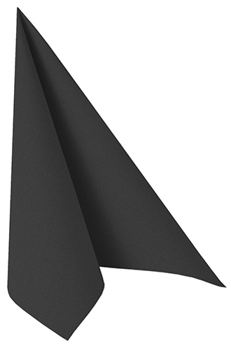 PAPSTAR Dinner-Servietten , ROYAL Collection, , schwarz von PAPSTAR