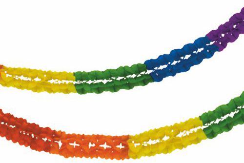 PAPSTAR Großraumgirlande , Rainbow, , 250 mm, aus Papier von PAPSTAR