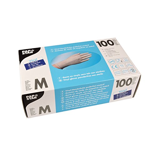 PAPSTAR Handschuhe Vinyl/12233 M natur Inh.100 PAPSTAR Handschuhe Vinyl/12233 M natur Inh.100 von PAPSTAR