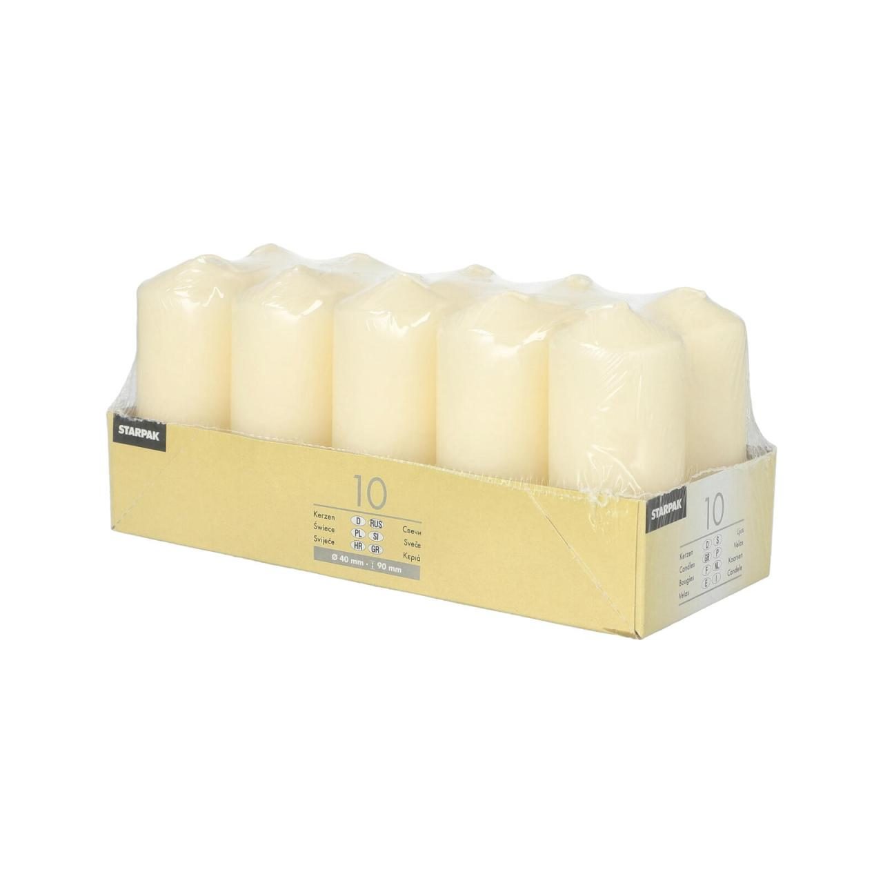 PAPSTAR Stumpenkerzen 9 cm creme PAPSTAR Stumpenkerzen 9 cm creme von PAPSTAR