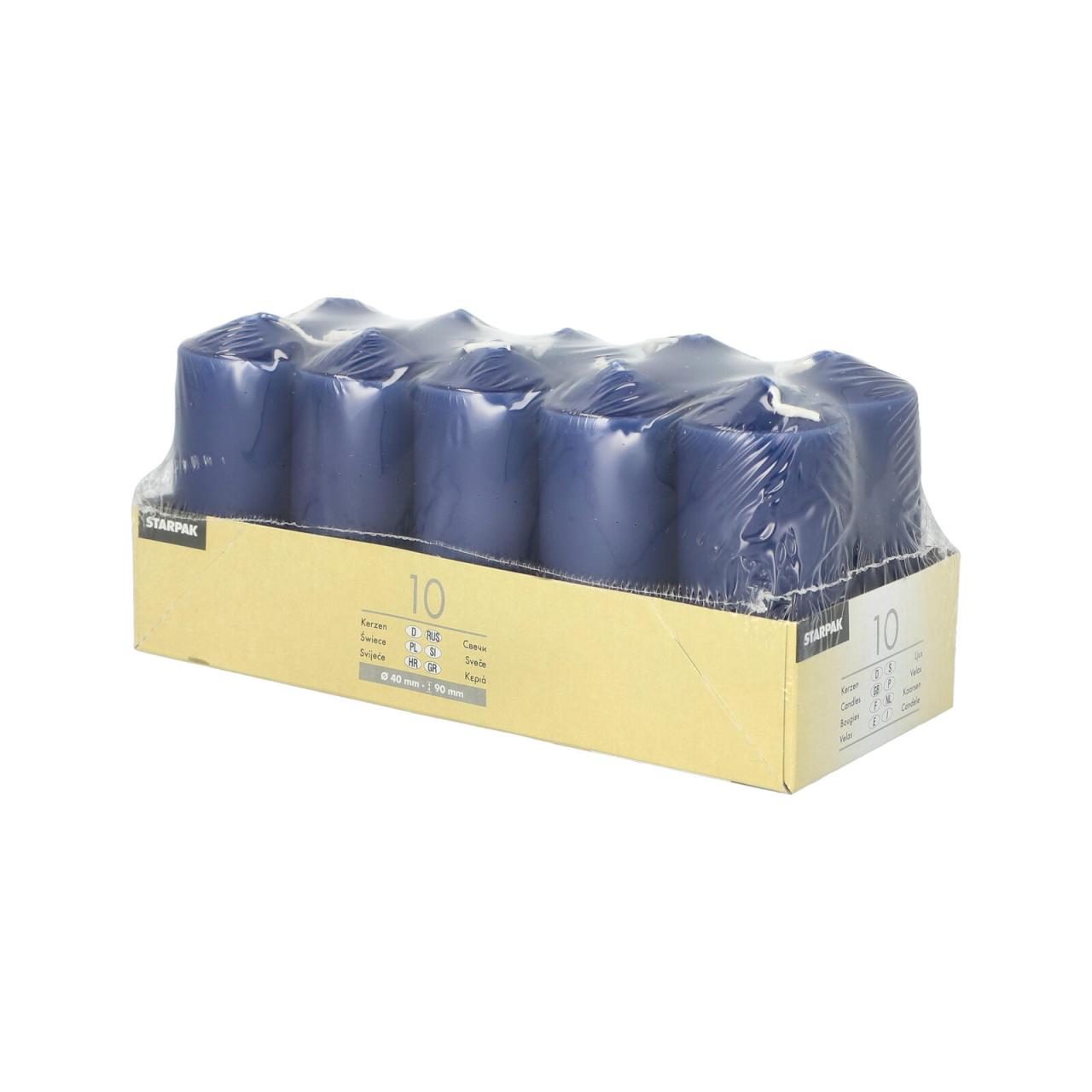 PAPSTAR Stumpenkerzen 9 cm dunkelblau PAPSTAR Stumpenkerzen 9 cm dunkelblau von PAPSTAR