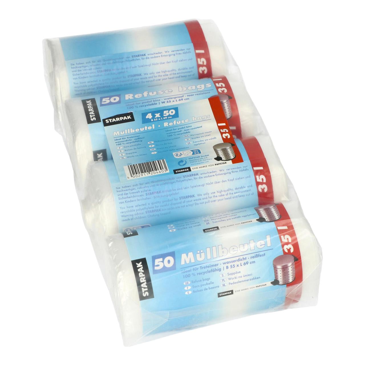 PAPSTAR Müllbeutel 35,0 l transparent PAPSTAR Müllbeutel 35,0 l transparent von PAPSTAR