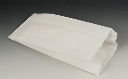 PAPSTAR Seitenfaltenbeutel, 130 x 70 x 280 mm, weiß von PAPSTAR