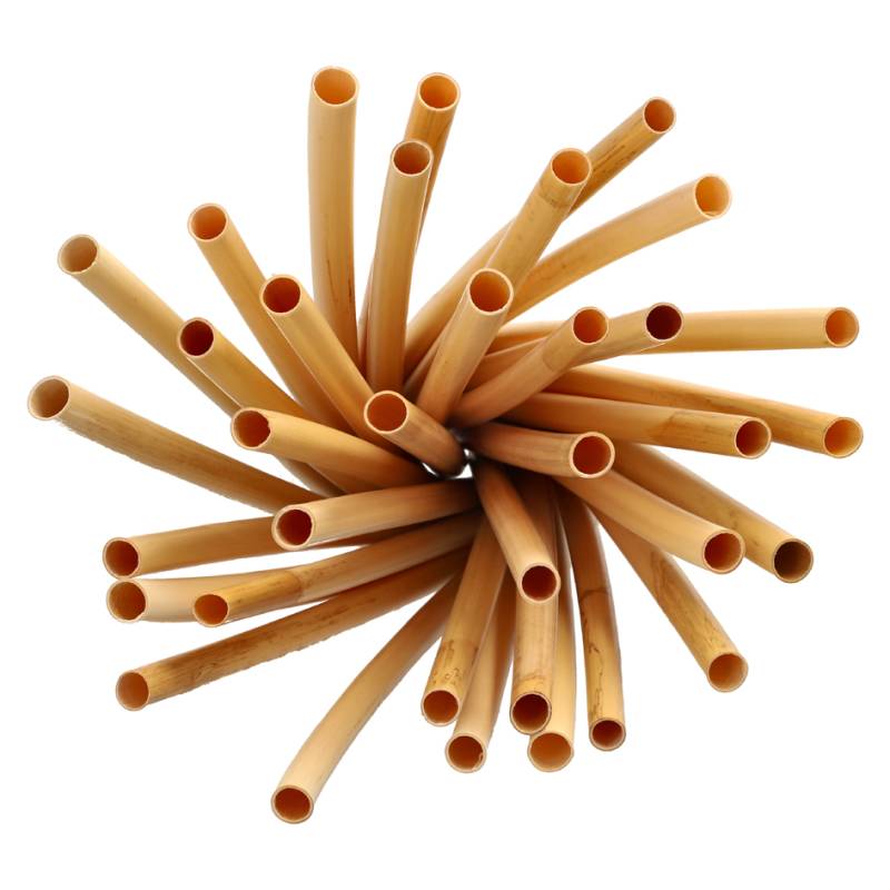 PAPSTAR Schilf-Trinkhalme , pure, , 250 mm, natur von PAPSTAR