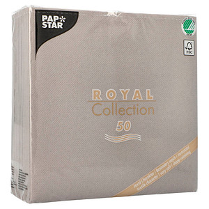 PAPSTAR Servietten grau 3-lagig 40,0 x 40,0 cm, 50 St. PAPSTAR Servietten grau 3-lagig 40,0 x 40,0 cm, 50 St. von PAPSTAR