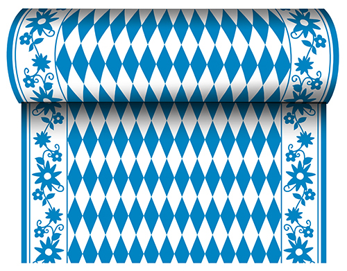 PAPSTAR Tischläufer , Bayrisch Blau, , (B)400 mm x (L)24 m von PAPSTAR