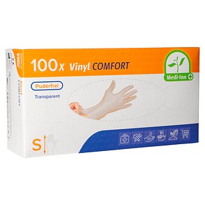 PAPSTAR unisex Einmalhandschuhe COMFORT transparent Größe S 100 St. von PAPSTAR