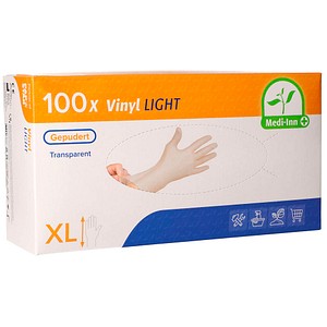 PAPSTAR unisex Einmalhandschuhe LIGHT transparent Größe XL 100 St. von PAPSTAR