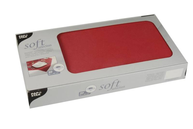 PAPSTAR soft selection Tischdecken 80 cm x 80 cm von PAPSTAR