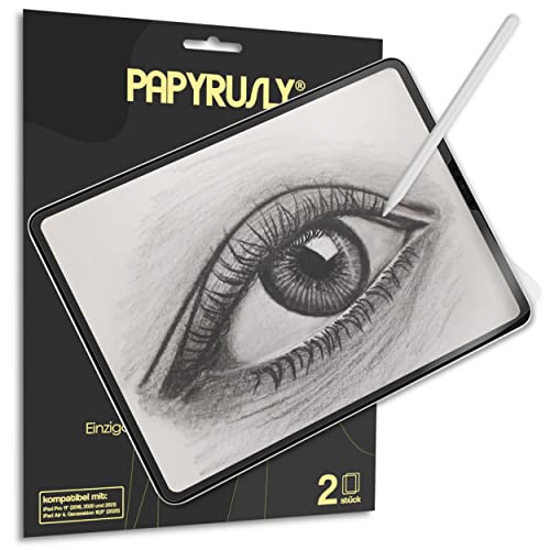 PAPYRUSLY® 2 Stück Paperscreen - Papier Schutzfolie für iPad Air 5. Generation 2022 & iPad Air 4 2020 10,9 Zoll und iPad Pro 11 Zoll (2022/2021/2020)- Matte iPad Displayfolie mit Paper-feeling von PAPYRUSLY