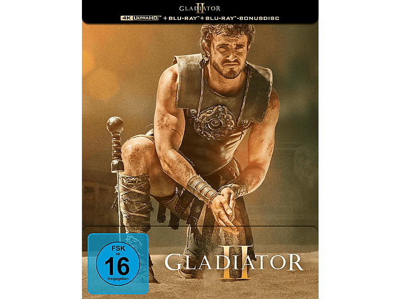 Gladiator II (Limitiertes SteelBook®) 4K Ultra HD Blu-ray + von PARAMOUNT PICTURES (UNIVERSAL PICTURES)