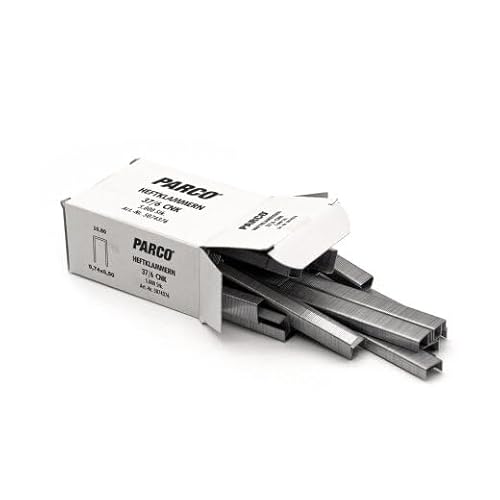 PARCO Premium Heftklammern 11/8 für Hammertacker Typ 011, 5.000 Stück 8 x 10,6 mm von PARCO