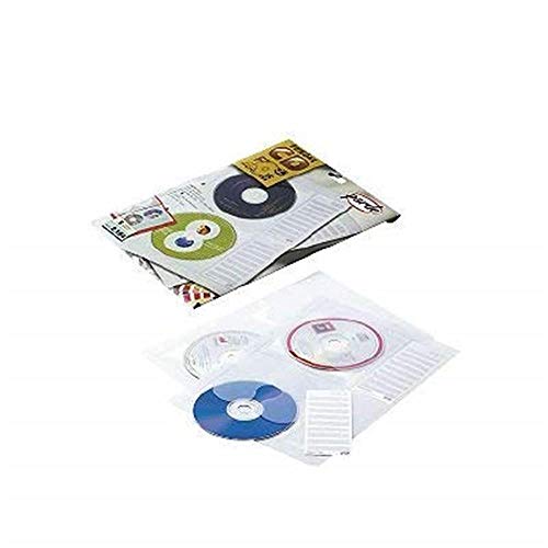 PARDO 2184 SchutzHülle CD/DVD 5 Einheiten gelocht, A4 Format von PARDO