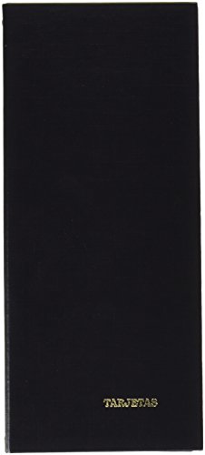 PARDO 912001 Visitenkartenbuch eingebunden PVC 20 Hüllen, schwarz von PARDO