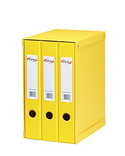 PARDO 924308 Modul Ordnungssystem 3 Ordner A4, gelb von PARDO