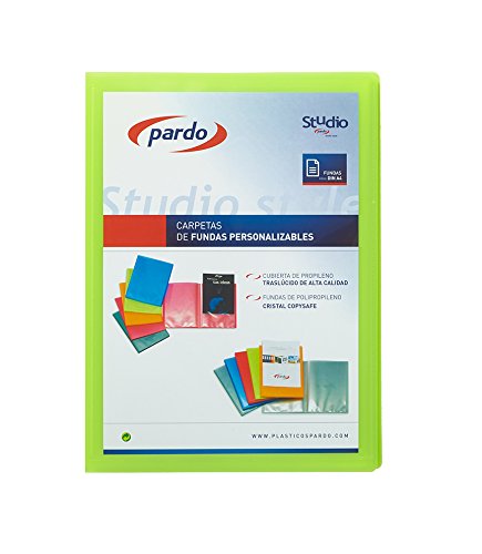Pardo 894004 Studio Style, 30 Hüllen, Polypropylen, personalisierbar, Grün von PARDO