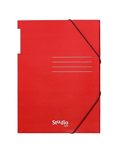 Pardo 925602 – Ordner Klappen Karton Glanz mit Design Studie, Rot von PARDO