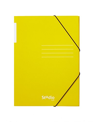 Pardo 925608 – Ordner Klappen Karton Glanz mit Design Studie, gelb von PARDO