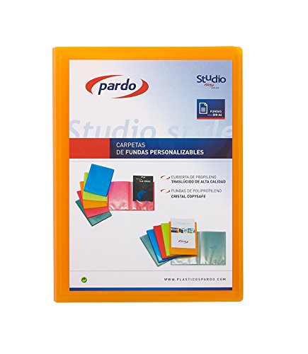 Pardo Studio Style Ordnungsmappe, 30 Hüllen, Polypropylen, personalisierbar, Orange von PARDO