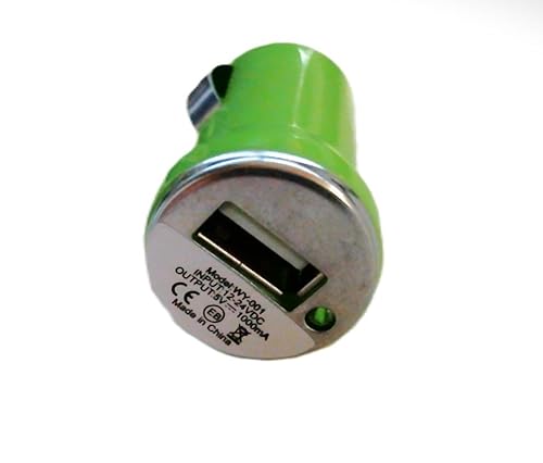 KFZ-Ladegerät, USB, Kfz-Ladegerät, Quick Charge 3.0, Zigarettenanzünder, USB, kompatibel mit iPhone, iPad Samsung Galaxy S10/S9/S8, Huawei, Xiaomi, Schwarz (Grün) von PARENCE