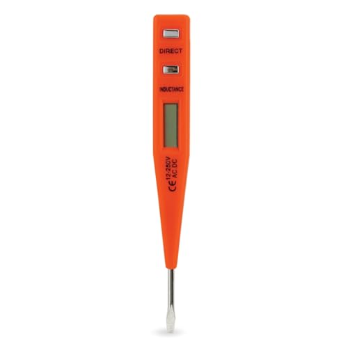 PARENCE.- 12-250V LCD Elektronischer Spannungsprüfer - Genaues Diagnosewerkzeug für Elektriker und Heimwerker von PARENCE