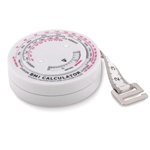 PARENCE.- Maßband 150cm BMI-Rechner/Tailor Meter BMI-Anzeige mit automatischer Rückspultaste - Mann/Frau PARENCE.- Maßband 150cm BMI-Rechner/Tailor Meter BMI-Anzeige mit automatischer Rückspultaste - Mann/Frau von PARENCE