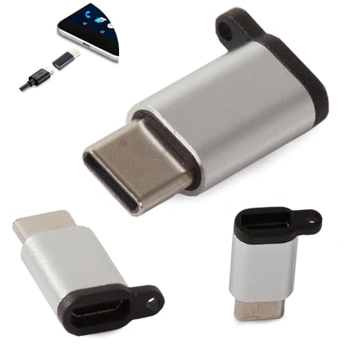 PARENCE.- Micro-USB-Adapter (Buchse) auf USB-C-Adapter (Stecker) - Universelle Kompatibilität, kompakt, einfach zu bedienen - zufällige Farbe von PARENCE