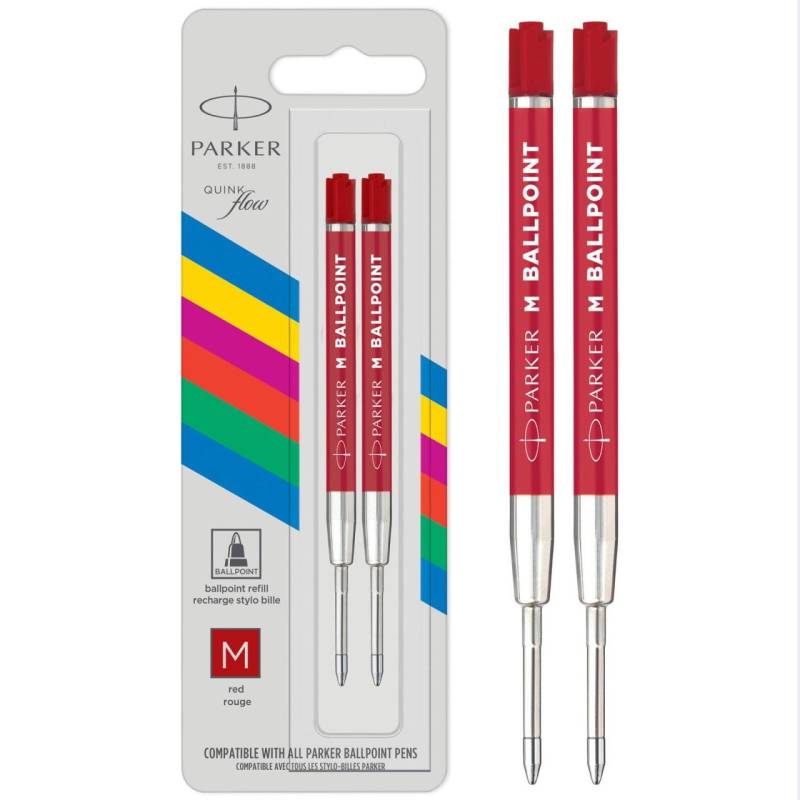 PARKER Kugelschreiberminen QUINKflow Basic 0.7 mm Rot von PARKER