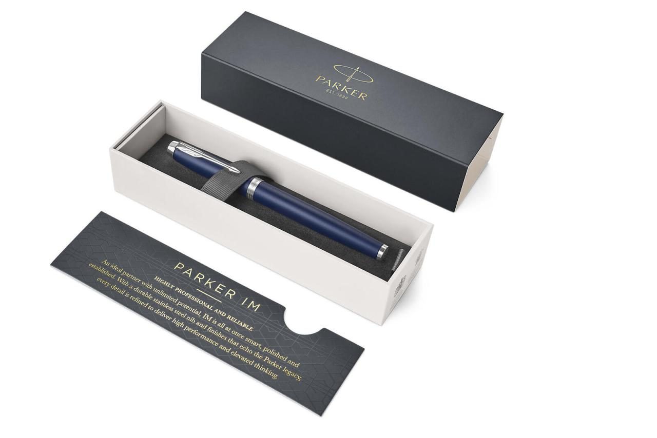 PARKER Füller IM Matte Blue Patronenfüller blau von PARKER