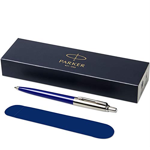 PARKER - Jotter Kugelschreiber mit Samtbeutel in Geschenkbox - schwarze Tinte - blau von PARKER