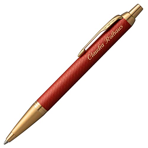 PARKER Kugelschreiber IM Premium Red GT 2143644 mit Laser-Gravur von PARKER
