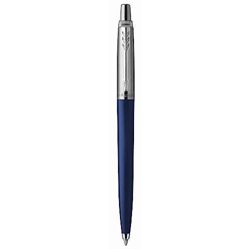 PARKER Kugelschreiber Jotter, navy, M, Edelstahl, Schreibfarbe: blau, 2123427 von PARKER