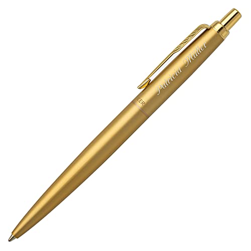 PARKER Kugelschreiber Jotter XL Monochrom Premium Gelbgold G.C. 2122653 mit Laser-Gravur von PARKER